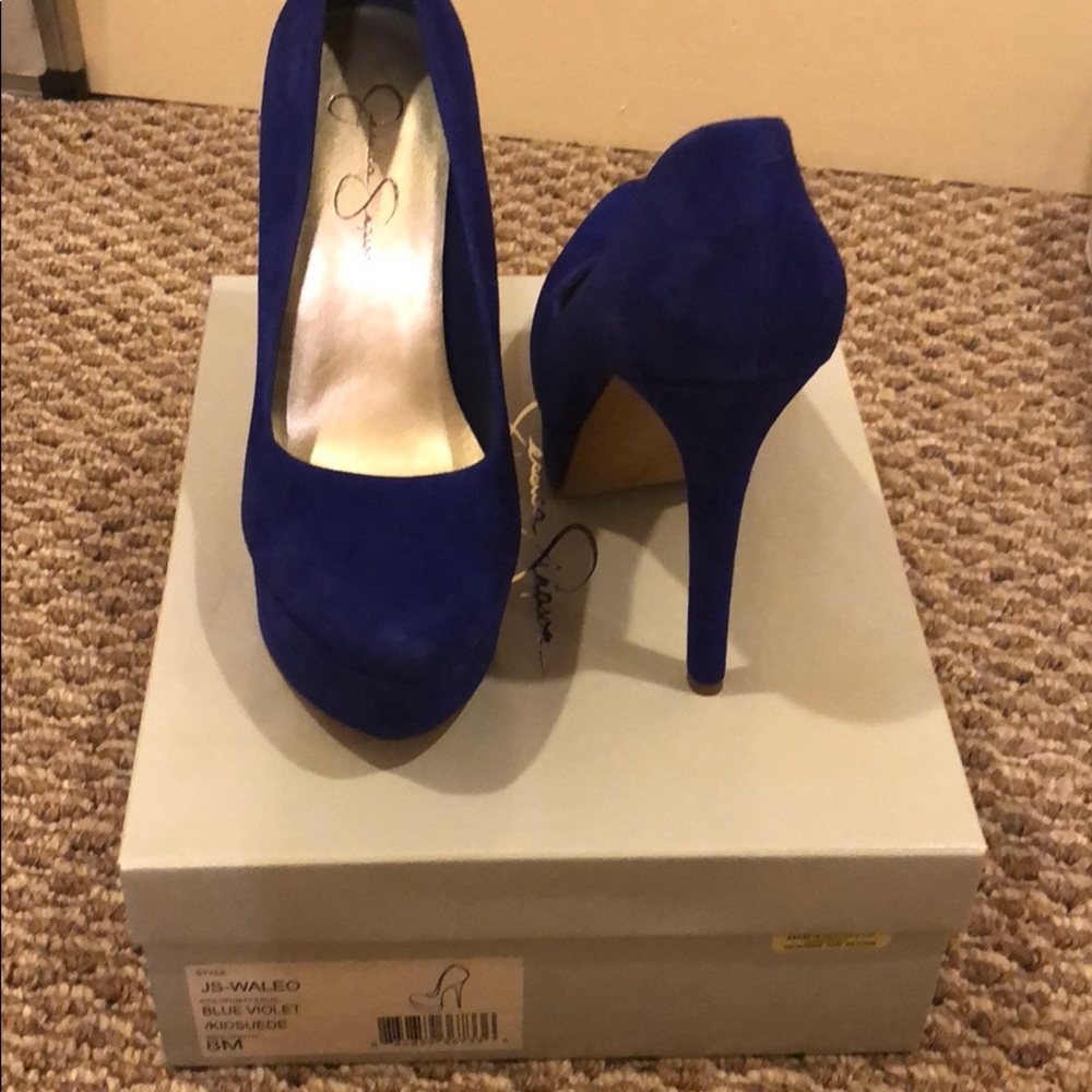 Blue Jessica Simpson Pumps